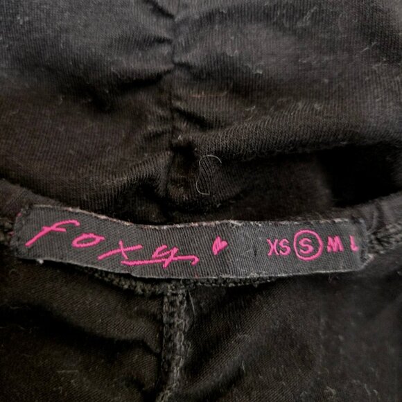 Y2K Trashy Mcbling Halter Top Size S Black Sequin Beaded Ruched Sleeveless - Picture 8 of 9